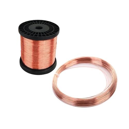 XIAWEBO Copper Wire 1KG/5KG Kupferdraht rund (totweich) blank ohne Lack unbeschichtet Basteldraht 0,1mm bis 3mm(0.1mm 4.1KG 1pc) von XIAWEBO