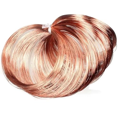 XIAWEBO Copper Wire Kupfer Red Coppers Line Blankdraht 99,90% Länge 1 Meter Durchmesser 0,5/0,8/1/1,5/2/2,5/3 mm Kupferleitung(0.5MM) von XIAWEBO