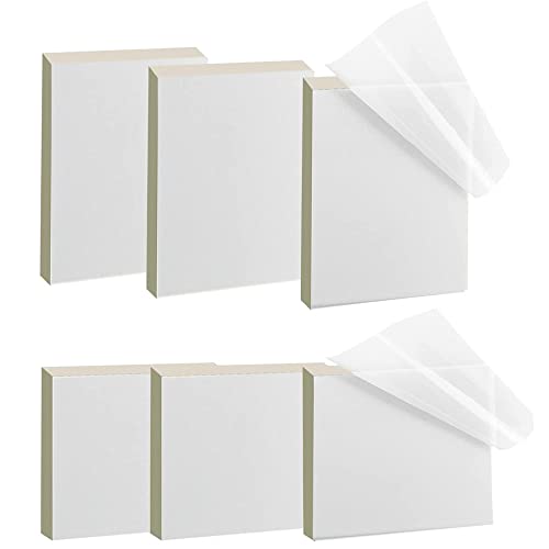 XINCHAO 300 Stück Transparente Haftnotizen Durchsichtige Sticky Notes Selbstklebendes Transparent Sticky Notes Klebezettel Papier für Schule, Büro, Hause von XINCHAO