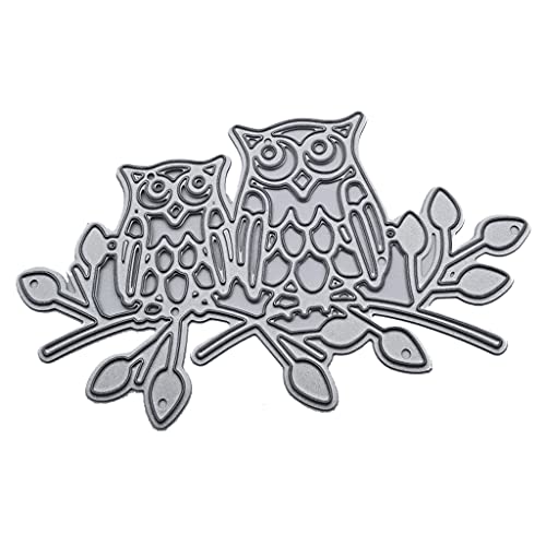 Owls Metall Schnittstirme Stencil Scrapbooking Album Paper Card Template Form Form Prägedekoration Dekoration von XINGBEI