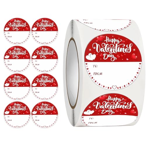 500pcs Runde Robbenaufkleber Beschreibbar 50 Mm Haftversiegelungsaufkleber Verpackungsetiketten Für Hochzeitstag Valentines von XINGLIDA