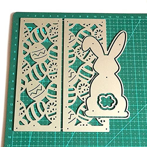 Hase Einladung Metall Stanzformen Schablone Scrapbooking Album Papier Karte Vorlage Form Prägung Handwerk von XINGLIDA