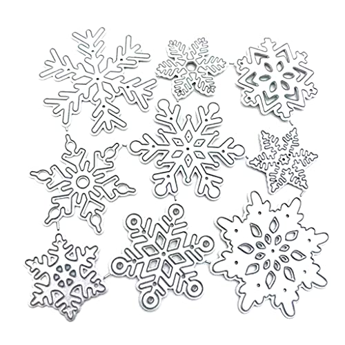 Schneeflocken Metall Stanzformen Schablone Scrapbooking Album Papier Karte Vorlage von XINGLIDA