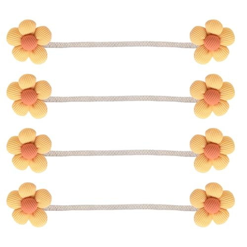 XINGLIDA Elegante Bunte Blumen Vorhang Krawatten Raffhalter Clips Pack Japanische Stile Blumen Halterungen Für Stilvolle Heimdekorationen von XINGLIDA