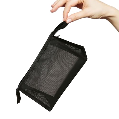 XINGLIDA Federmäppchen mit großem Fassungsvermögen, Netzstoff, Reißverschluss, Stifteetui, Stehpult, Stift-Organizer, Kosmetik-Organizer, Make-up-Tasche (BK#) von XINGLIDA