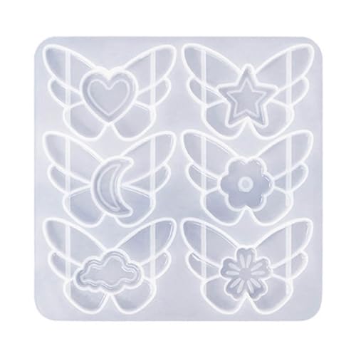 XINGLIDA Silikonform in Schmetterlingsform, einzigartige Epoxidharz-Formen, Schmuckherstellungswerkzeug für Y-Enthusiasten von XINGLIDA