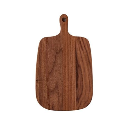 XINQIK Küchen-Schneidebrett aus natürlichem Hartholz Holz-Schneidebrett, Massivholz-Schneidebrett, Käsebrett, Käsebrett, Outdoor, Wildcamping, tragbares Obstbrett, Holz-Deli-Brett(33x20x1.5cm) von XINQIK