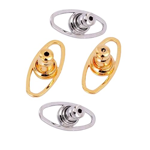 4 x Ohrring-Verschlüsse für hängende Ohren, Ohrring-Verschlüsse, bequemes Ohr-Accessoire, Schmuck-Zubehör 4 x Ohrring-Verschlüsse für hängende Ohren, Ohrring-Verschlüsse, bequemes Ohr-Accessoire, Schmuck-Zubehör von XINYIN