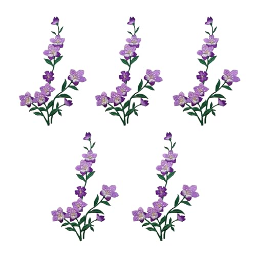 5 x Stickapplikationen, bestickte Blume, zum Aufbügeln, Stoffflicken für Hochzeitskleid, Jeans, Jacken, Taschen, Blumen für Jacken 5 x Stickapplikationen, bestickte Blume, zum Aufbügeln, Stoffflicken für Hochzeitskleid, Jeans, Jacken, Taschen, Blumen für Jacken von XINYIN