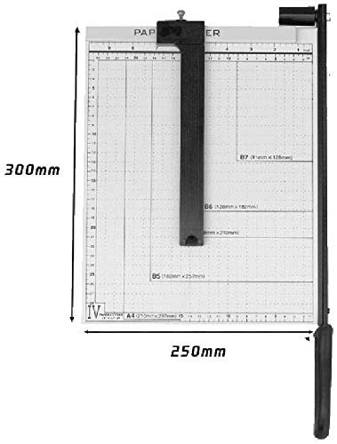 XINYUNFEI Papierschneider a4 Maschine Papierschneider, A4 Stahlbasis-Papierschneider, Handbuch von XINYUNFEI