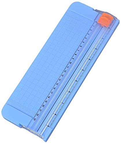 XINYUNFEI Papierschneider a4 Maschine Papierschneider, Foto-Cropper, Tragbarer Kleiner Kleiner EIN 4-Handschneider, Haushaltsrechnungskennzeichnung Papierschneider(Blue) von XINYUNFEI