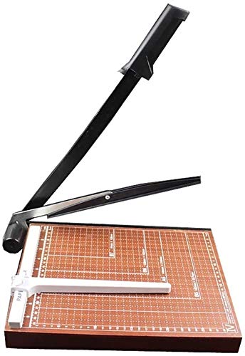 XINYUNFEI Papierschneider a4 Maschine Papierschneider, Home Office Foto-Kartenschneider, 12 "Kleiner Papierschneider Holzbasis A4 Papierschneider Guillotine 8 Blatt Schreibtisch Tops Papierschneider von XINYUNFEI