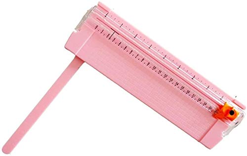 XINYUNFEI Papierschneider a4 Maschine Papierschneider, Kleiner Faltbarer Papierschneider, A3A4A5. Fotoschneidemaschine,(Pink) von XINYUNFEI