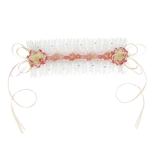 XINgjyxzk Mehrschichtiger Damen-Kopfschmuck aus Netzstoff mit Kamelie, schöne Spitze, Blume, Stirnband, Cosplay, Krankenschwester, Haarspange, Foto-Requisiten, Schleifen-Kopfschmuck von XINgjyxzk