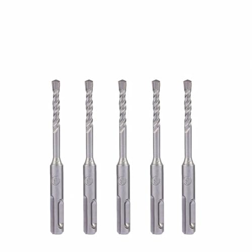 5 Stück SDS Plus Hammerbohrer 4 mm 5 mm 6 mm Elektrohammer SDS Plus Bohrer Set 110 mm Beton Wand Ziegel Block Mauerwerk Lochsäge Bohren 016(4x110mm 5pcs) von XIUEQVS