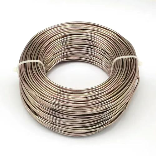 0,5 mm 0,8 mm 1 mm 1,2 mm 1,5 mm 2 mm 2,5 mm 3 mm 3,5 mm 4 mm 5 mm 6 mm Aluminiumdraht für Schmuckherstellung, Armband, DIY, Handarbeit, Perlendraht von XIUPO