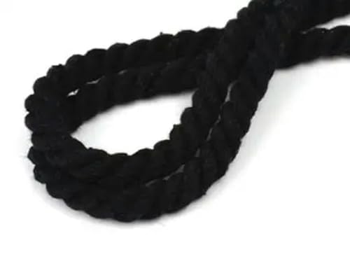 5-20mm Baumwollseil 3 Anteile gedrehte Kordeln für Heimtextilien Handwerk Dekoration Tasche Kordelzug Gürtel DIY Lanyard Fadenschnur 10 Meter von XIUPO