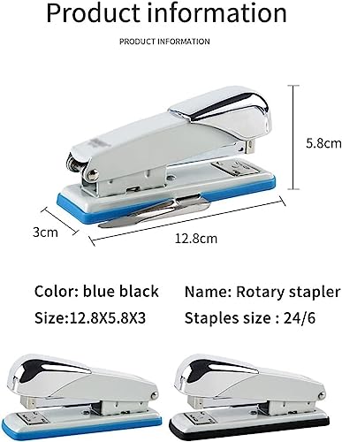 Hefter Desktop-Handhefter, Metall-Schreibtischhefter mit Nagelentferner, Sattel, Desktop-Hefter for Schreibtisch, Schule, Schreibwaren Bürohefter von XIWEISONG