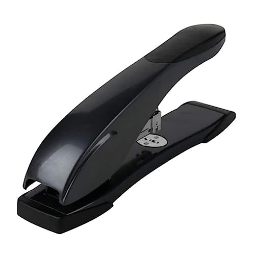 Hefter Tragbarer, robuster Metall-Schreibtischhefter, multifunktionaler großer Hefter, 60 Blatt, for Büro, Schule, Papierbindung, Desktop Bürohefter(Black) von XIWEISONG