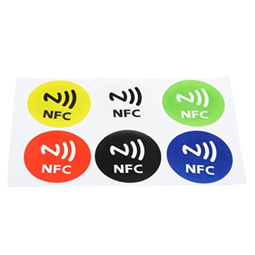 6PCS Intelligente Labels Aufkleber Smart Tags Aufkleber wasserdichte Smart -Tag -Aufkleber RFID -Tag -Klebstoff -Etikett kompatibel mit S3 S4 NFC Smart Tags Aufkleber von XJKLBYQ