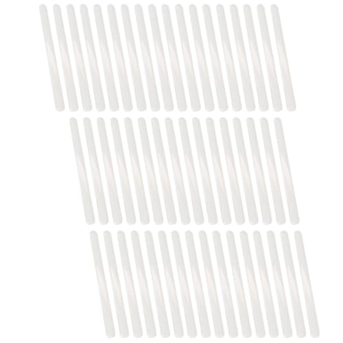 Bastelstöcke, Eisstangen, 50pcs Acryl Eisenhöhle Bastelstöcke, Lolly Bastelsticks für Süßigkeiten Apfel -Heimparty Kinder DIY -Projekte/transparent von XJKLBYQ