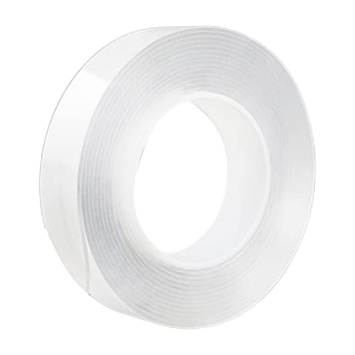 XJKLBYQ Transparentes Band Multifunktionales Klebeband 1mm Dickes 300 cm Stoff Klebeband Einseitige Klebeband Traaceless waschbarer Abstandskleber Grip Aufkleber 30 mm, Klebeband von XJKLBYQ