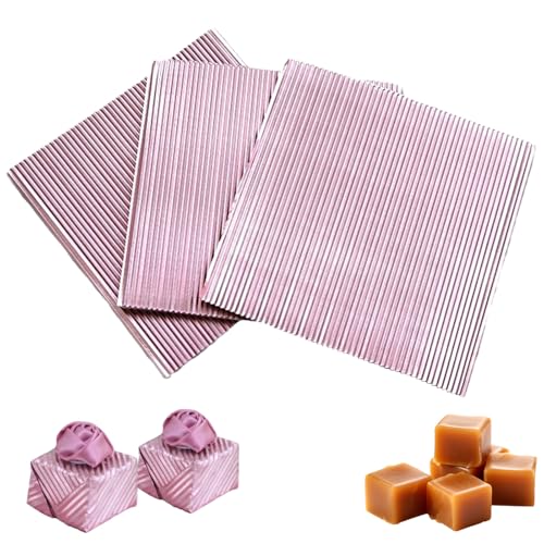 XJLyaya 100 Stück Schokoladenpapier Zum Einpacken, Schokoladen Verpackung Papier, Verpackung Für Schokoladentafel, Schokoladentafel Verpackung, Für Geschenkpapier Und Diy Projekte Bei Und(Rosa) von XJLyaya