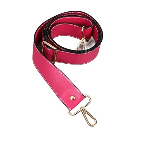 XJSDI 140 cm rosa Handtaschenketten-Ersatzband, verstellbar, strapazierfähiges Leder, Kuriergurt für Crossbody, Schultertasche von XJSDI