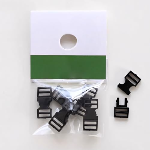 XJSDI 30/60pcs Inner 6mm Grey Doll Clothes Buttons Doll Release Buckles For Dolls Clothes Small Side Release Plastic Mini Buckles Backpack Buckle von XJSDI