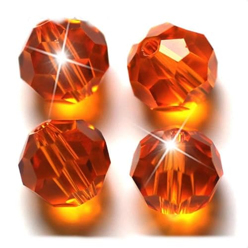 XJSDI Kristallglasperlen in Ananasform, 4 – 10 mm, facettierte Kristallperlen, Strassperlen, Vorhangperlen zum Basteln, DIY-Dekorationen, 300 Stück von XJSDI