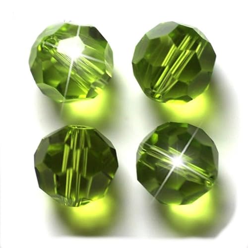 XJSDI Kristallglasperlen in Ananasform, 4 – 10 mm, facettierte Kristallperlen, Strassperlen, Vorhangperlen zum Basteln, DIY-Dekorationen, 300 Stück von XJSDI