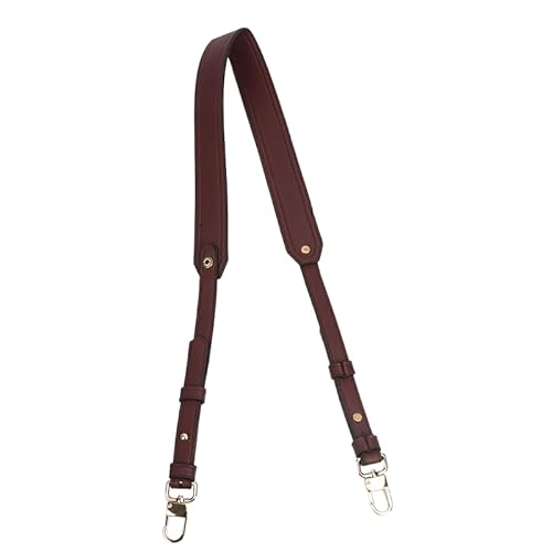 XJSDI Kuriergurt aus Leder, 102 cm, Weinrot, verstellbarer Ersatz-Taschengurt für Crossbody, Schulter und selbstgemachte Geldbörsen, langlebig, vielseitig von XJSDI