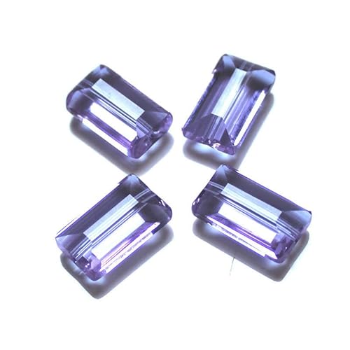 XJSDI facettierte Kristallperlen, 4/6/8/10 mm, Kristallglasperlen, Strassperlen, Doppelkegel-Glasperlen für die Herstellung von DIY-Armbändern und Halsketten, Schmuck, 150 Stück von XJSDI