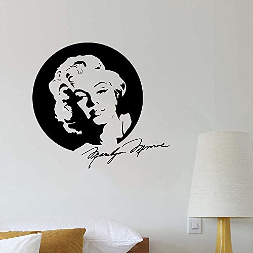 Moderne Marilyn Monroe Wasserdichte Wandaufkleber Wohnkultur Wasserdichte Wandaufkleber Dekorative Wandaufkleber 43Cm X 46Cm von XKSHUO