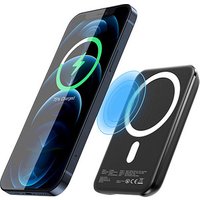 XLAYER Magnetic PD wireless Powerbank 5.000 mAh schwarz von XLAYER