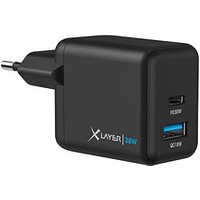 XLAYER Powercharger 38W Ladeadapter schwarz, 38 Watt von XLAYER