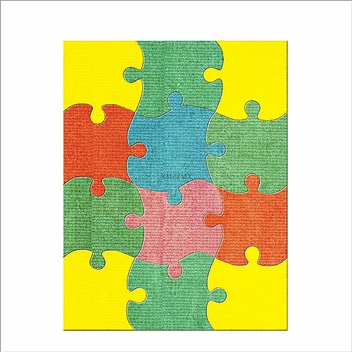 XMZZMX Puzzle Metall-Stanzformen für Kartenherstellung, Papierprägung, Stanz-Set, Aufbewahrungstaschen, Zubehör, Scrapbooking-Schablonen von XMZZMX