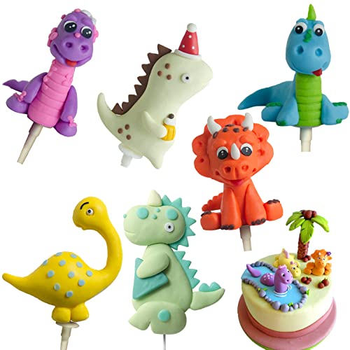 Dinosaurier Geburtstag Kuchen Dekoration 6 Stück Dinosaurier Cake Topper Dinosaurier Kuchenaufsatz Geburtstag Cake Topper Dinosaurier Thema Party Dekoration Für Mädchen Jungen Party Dekoration von XNRCCTOF