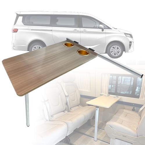 XNXYSMKJ An der Wand montierter Klapptisch, Klapptisch für Wohnmobile, Esstisch für Wohnmobile, Holztisch aus Aluminiumlegierung, für Wohnwagen, Boote und Yachten von XNXYSMKJ