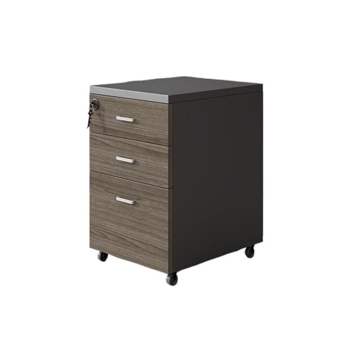 XOVP-023 Aktenschrank Büromöbel-Zubehör, Informationsschrank, Büro-Aktenschrank, Aktivitätsorganisator, Computertisch-Zubehör Mobile Dokumentenschrank(Bruin) von XOVP-023