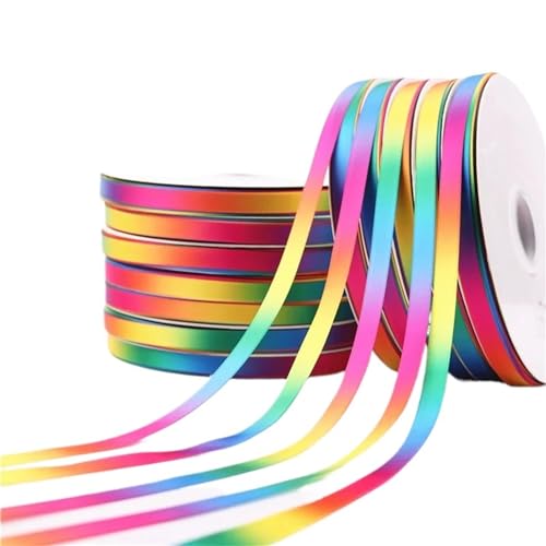 XPJYUA Geschenkband 5yards/Rolle Seide Satin Bänder Kunst Handwerk Nähen Band Handgemachte Handwerk Materialien Geschenk Wrap(20mm) von XPJYUA