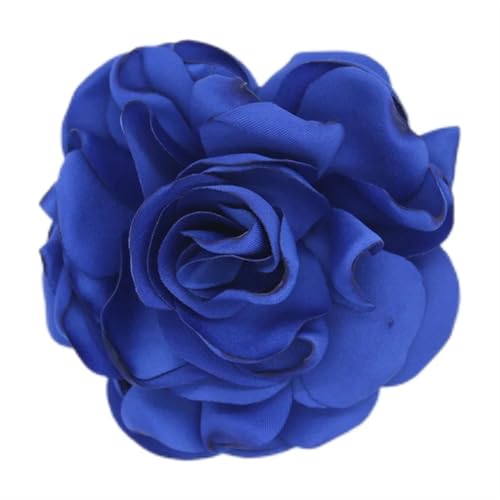 XPJYUA Hochzeit Corsage Frauen Blume Brosche Stoff Revers Pin Elegante Tuch Corsage Handgemachte Boutonnieres Kunst Hochzeit Partei Schmuck Geschenk(Blue1) von XPJYUA