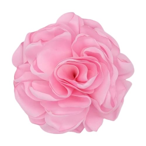 XPJYUA Hochzeit Corsage Frauen Blume Brosche Stoff Revers Pin Elegante Tuch Corsage Handgemachte Boutonnieres Kunst Hochzeit Partei Schmuck Geschenk(Light Pink) von XPJYUA