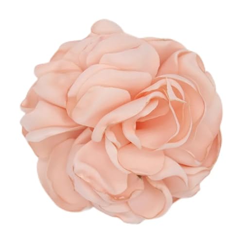 XPJYUA Hochzeit Corsage Frauen Blume Brosche Stoff Revers Pin Elegante Tuch Corsage Handgemachte Boutonnieres Kunst Hochzeit Partei Schmuck Geschenk(Pink) von XPJYUA