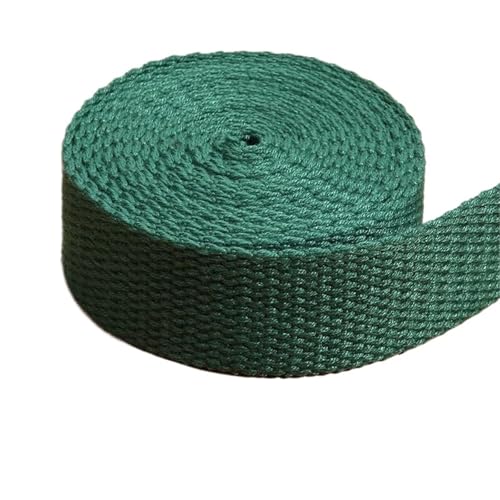 XPJYUA Schrägband Baumwolle 10 Meter 25/32 mm Gurtband aus Polyester-Baumwoll-Canvas-Gurtband for Rucksackgurt, Gürtelband, Kleidungsstück, gewebtes Band(13,25mm) von XPJYUA