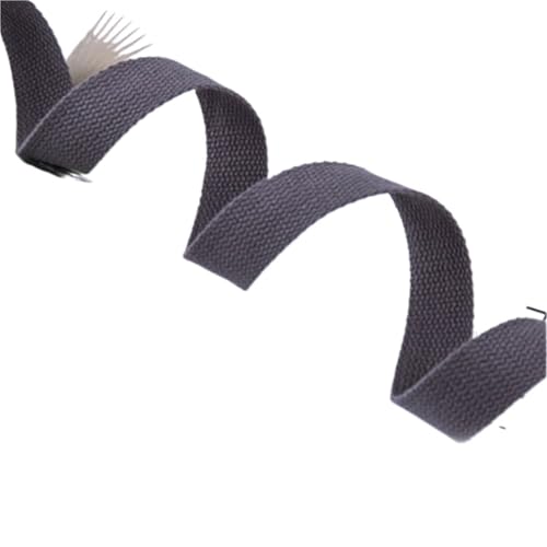 XPJYUA Schrägband Baumwolle 10 Meter 25/32 mm Gurtband aus Polyester-Baumwoll-Canvas-Gurtband for Rucksackgurt, Gürtelband, Kleidungsstück, gewebtes Band(23,32mm) von XPJYUA