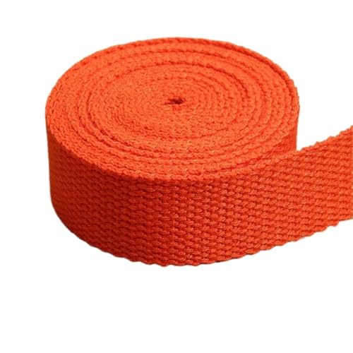 XPJYUA Schrägband Baumwolle 10 Meter 25/32 mm Gurtband aus Polyester-Baumwoll-Canvas-Gurtband for Rucksackgurt, Gürtelband, Kleidungsstück, gewebtes Band(5,25mm) von XPJYUA