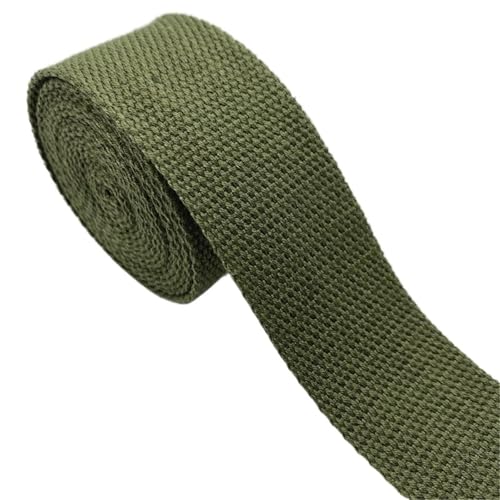 XPJYUA Schrägband Baumwolle 2 Yards 25 mm 30 mm 38 mm Baumwoll-Gurtband, Canvas-Baumwollband for Rucksack-Umreifungstaschen, Basteln, DIY-Gürteltaschen-Zubehör(14,30mm 2yards) von XPJYUA