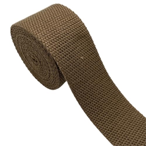 XPJYUA Schrägband Baumwolle 2 Yards 25 mm 30 mm 38 mm Baumwoll-Gurtband, Canvas-Baumwollband for Rucksack-Umreifungstaschen, Basteln, DIY-Gürteltaschen-Zubehör(16,30mm 2yards) von XPJYUA