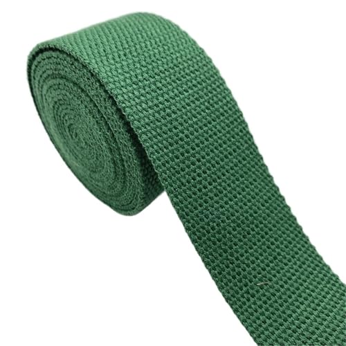 XPJYUA Schrägband Baumwolle 2 Yards 25 mm 30 mm 38 mm Baumwoll-Gurtband, Canvas-Baumwollband for Rucksack-Umreifungstaschen, Basteln, DIY-Gürteltaschen-Zubehör(17,25mm 2yards) von XPJYUA